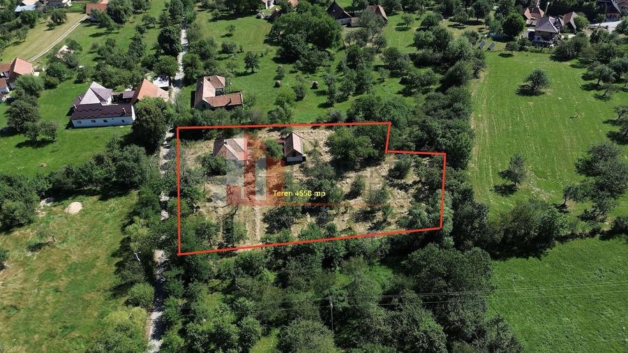 Teren Construcții intravilan de 4558 mp, în Bran