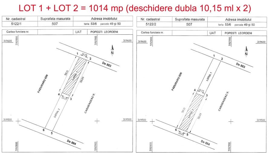 Teren Construcții intravilan de 1014 mp, în Central