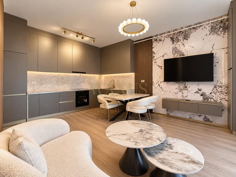 Apartament cu 2 camere semidecomandat, mobilat în Florești