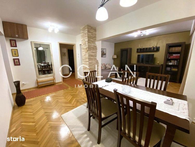 Apartament cu 4 camere, mobilat în Central