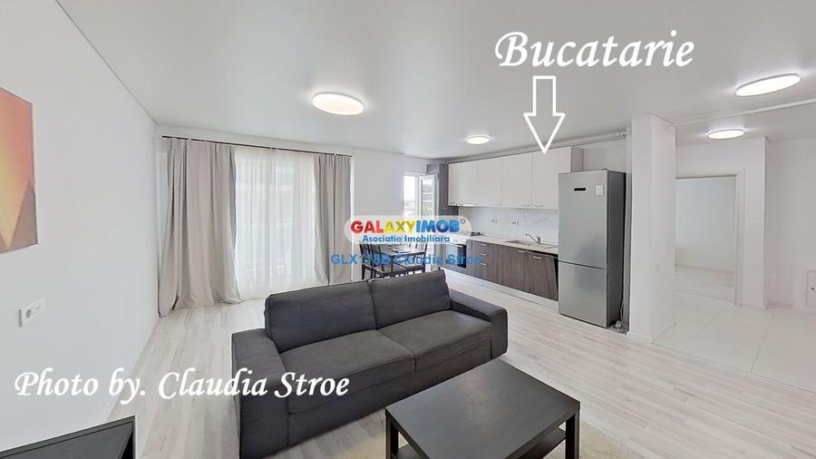 Apartament cu 2 camere semidecomandat, mobilat în Viilor