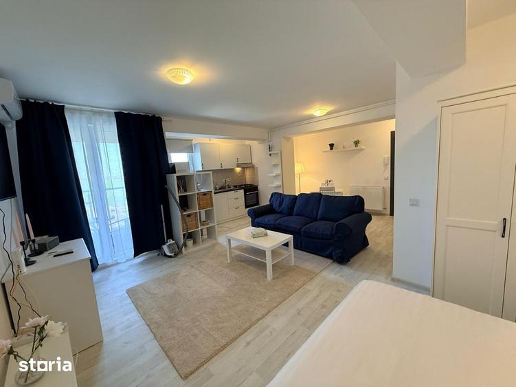 Studio- modern- lift - parcare - piscina in complex - 4