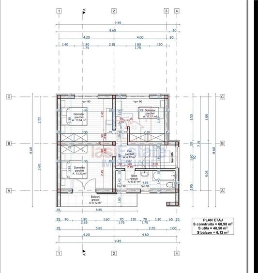Casă cu 4 camere cu Teren 318 Mp în Bârnova