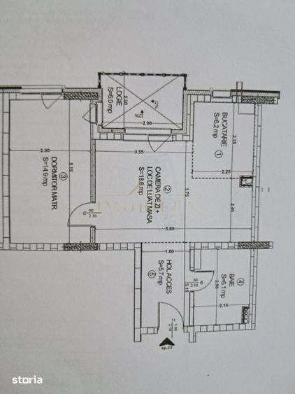 Apartament cu 2 camere în Florești — fotografia 1