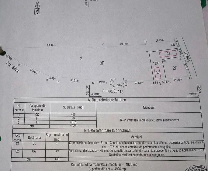 Casă cu Teren 4926 Mp în Schela