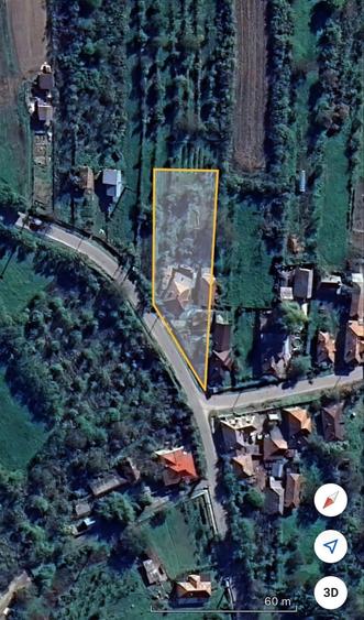 Casă cu 5 camere cu Teren 1754 Mp în Bunești (Mălureni)