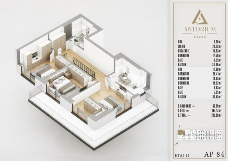Apartament 5 Camere Moderne în Complex Rezidențial de Lux | Comision 0% - 4
