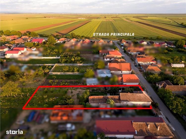 Casă cu 4 camere cu Teren 1440 Mp în Girișu de Criș
