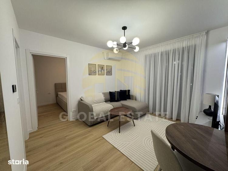 Apartament cu 2 camere semidecomandat în Central
