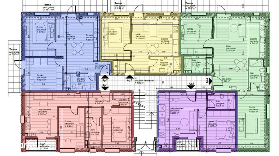 Apartament cu 3 camere în Orașul Vechi