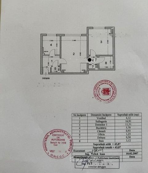 Apartament cu 2 camere, mobilat în Gara de Nord