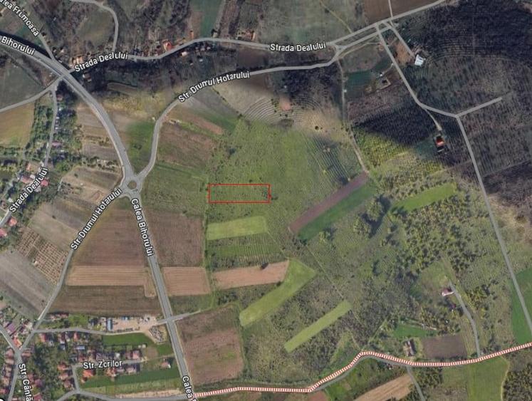 Teren agricol extravilan de 2511 mp, în Oncea