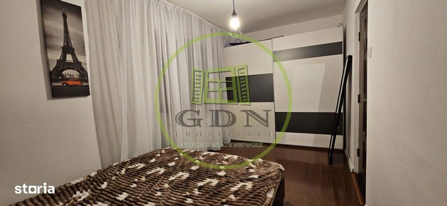 Apartament cu 2 camere semidecomandat, mobilat în Valea Rosie