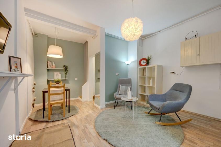 Apartament cu 2 camere, mobilat în Parcul Carol