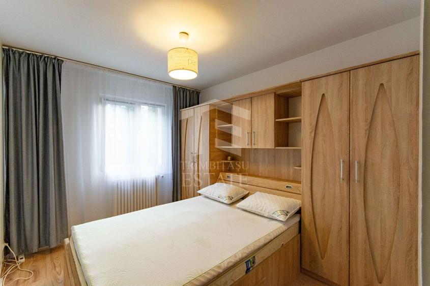 Apartament cu 3 camere decomandat, mobilat în Titan