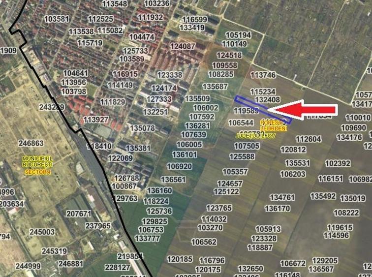 Teren agricol intravilan de 12651 mp, în Central