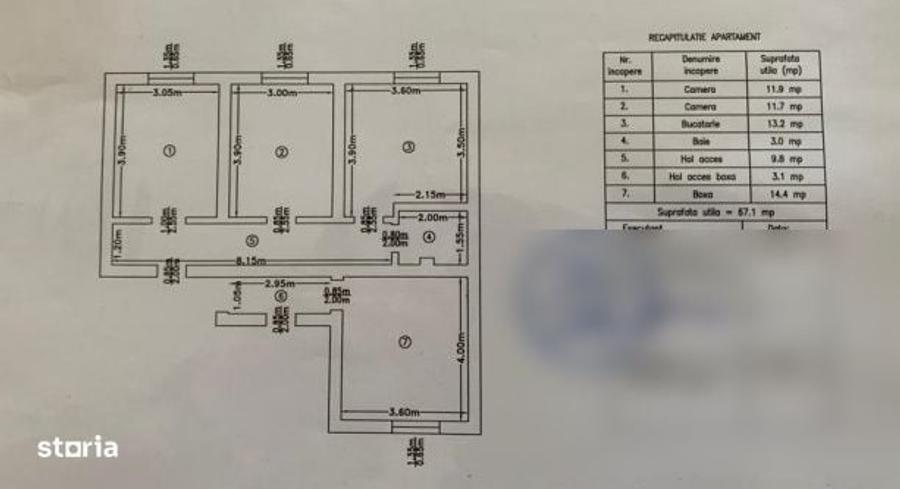 Ideal pentru investitie!! 4 camere, 67 mp, Andrei Muresanu - 2