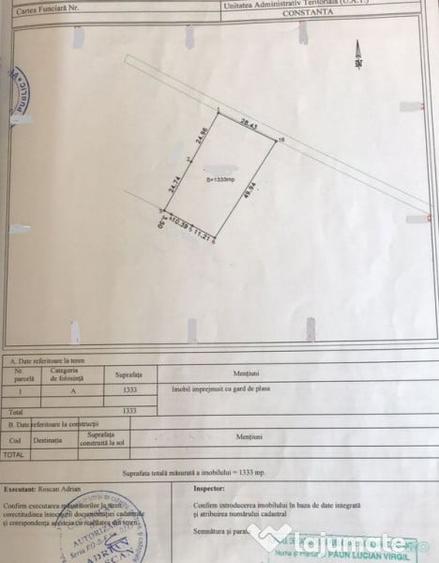 Teren de 1333 mp, în Coiciu