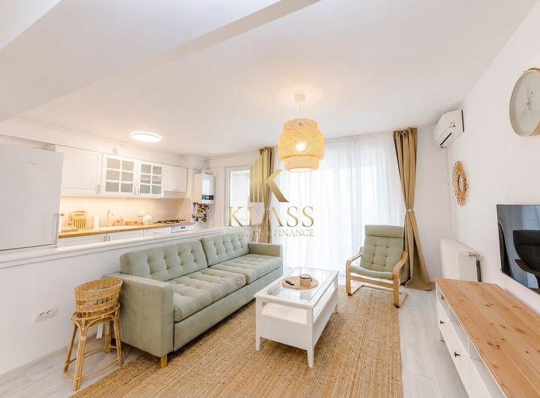 Apartament cu 2 camere semidecomandat, mobilat în Otopeni