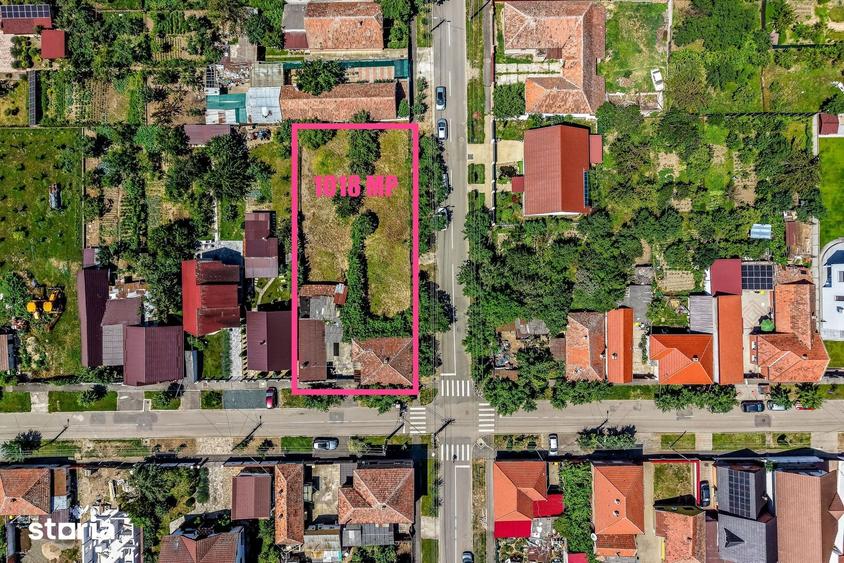 Casa cu teren 1018 mp ?i 2 fronturi stradale- Bujac - 2