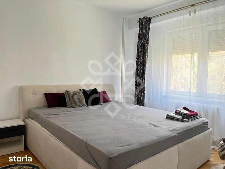 Apartament cu 3 camere decomandat, mobilat în Rogerius