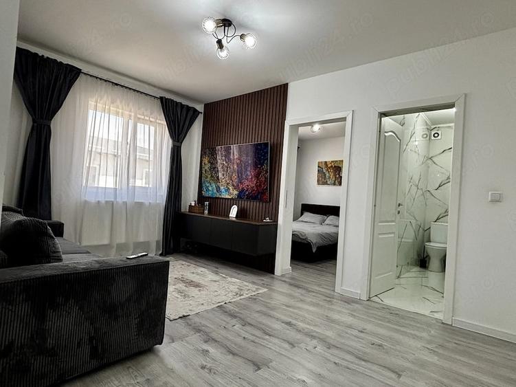 Apartament cu 2 camere semidecomandat, mobilat în Lunca Cetățuii