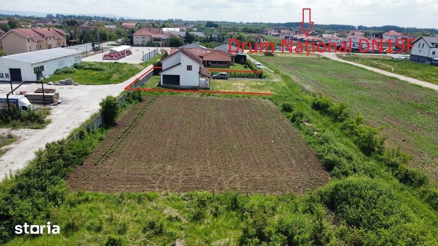 Casă cu 4 camere cu Teren 1000 Mp în Odoreu