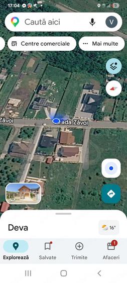 Teren de 1000 mp, în Zăvoi