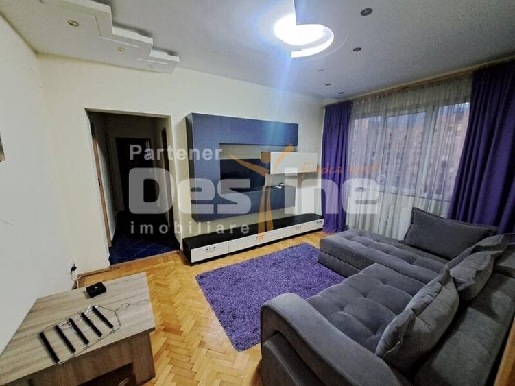 Apartament cu 3 camere semidecomandat, mobilat în Iancului