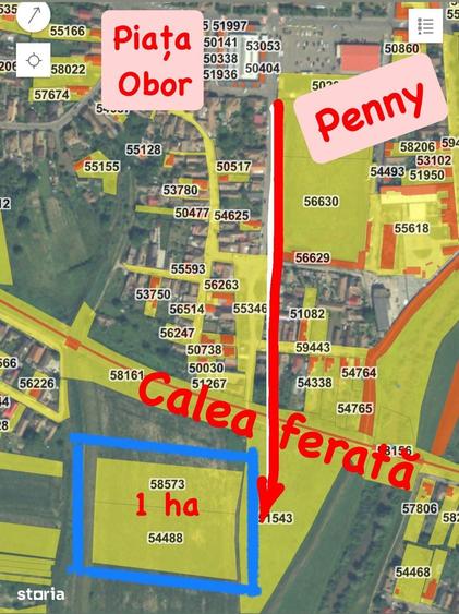 Teren de 10000 mp, în Târnăveni