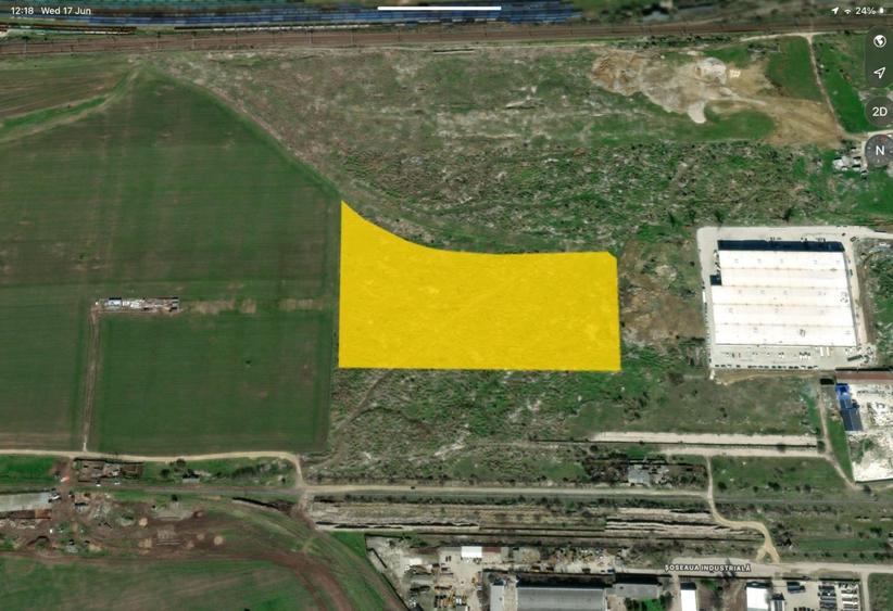 Teren Construcții intravilan de 45000 mp, în Zona Industrială
