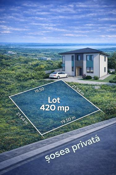 Teren Construcții de 420 mp, în Ovidiu