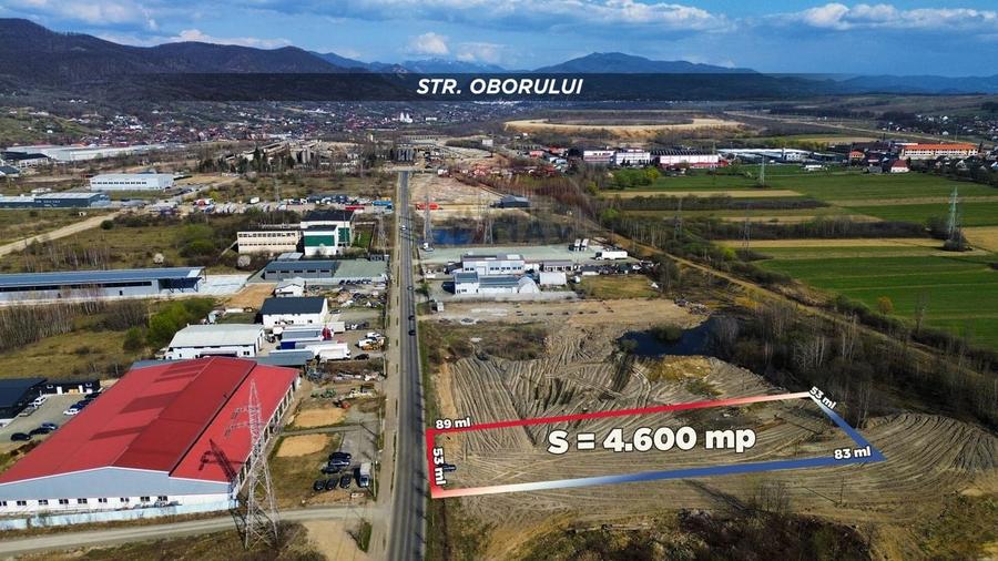 Teren Construcții intravilan de 4600 mp, în Exterior Nord