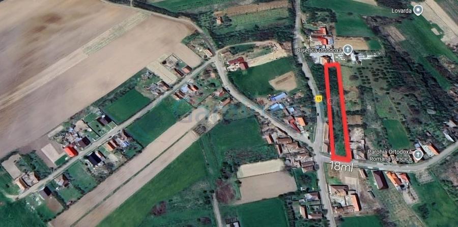 Teren Construcții intravilan de 2321 mp, în Făncica