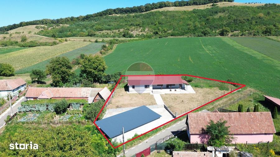 Casă cu 3 camere cu Teren 1163 Mp în Blăjel