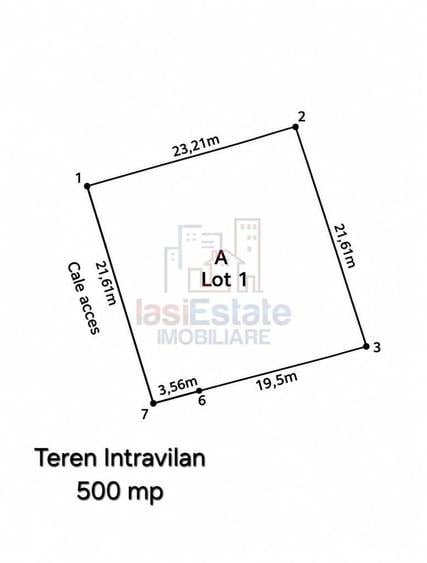 Teren intravilan de vanzare in Valea Ursului-Miroslava - 2
