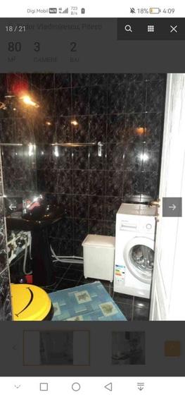 Apartament cu 3 camere decomandat în Tudor Vladimirescu