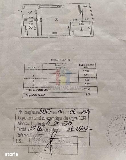 Garsonieră semidecomandată în Hipodrom
