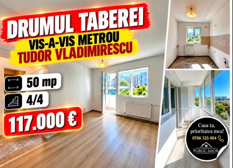Apartament cu 2 camere semidecomandat în Tudor Vladimirescu