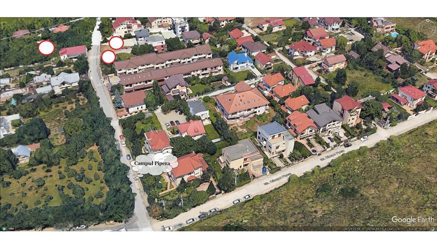 Teren Construcții intravilan de 1000 mp, în Pipera