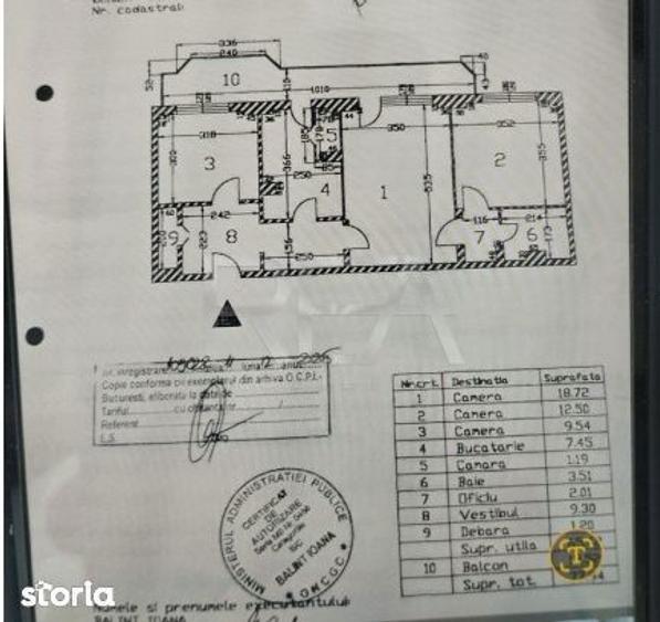Apartament cu 3 camere semidecomandat, mobilat în Pantelimon