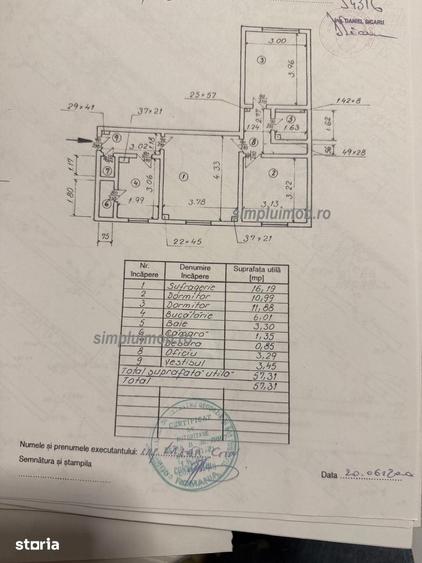 Apartament 3 camere, 58 mp Giule?ti - Gata de mutat - 7