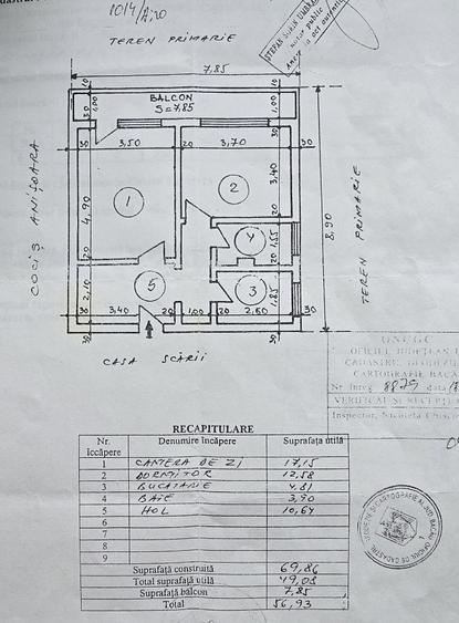 Apartament cu 2 camere decomandat, mobilat în Orizont