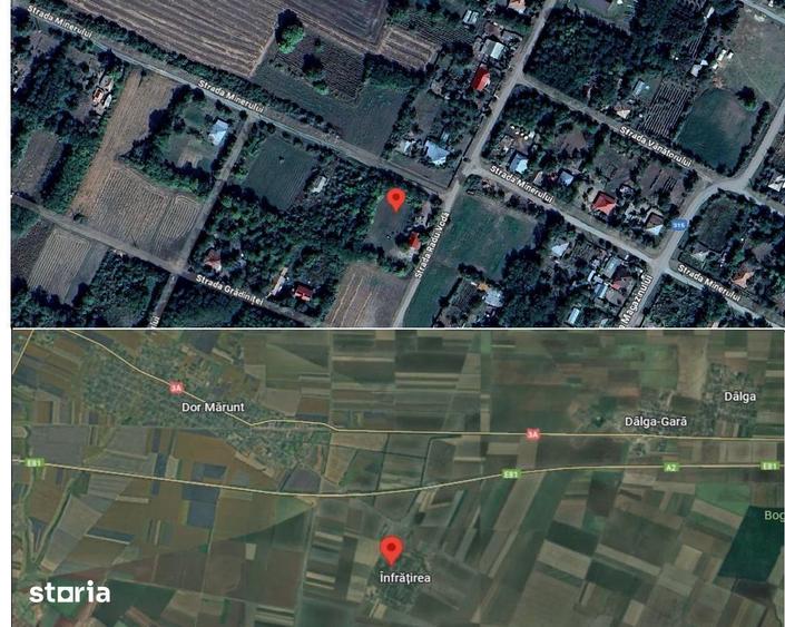 Casă cu 1 camere cu Teren 1977 Mp în Dor Mărunt
