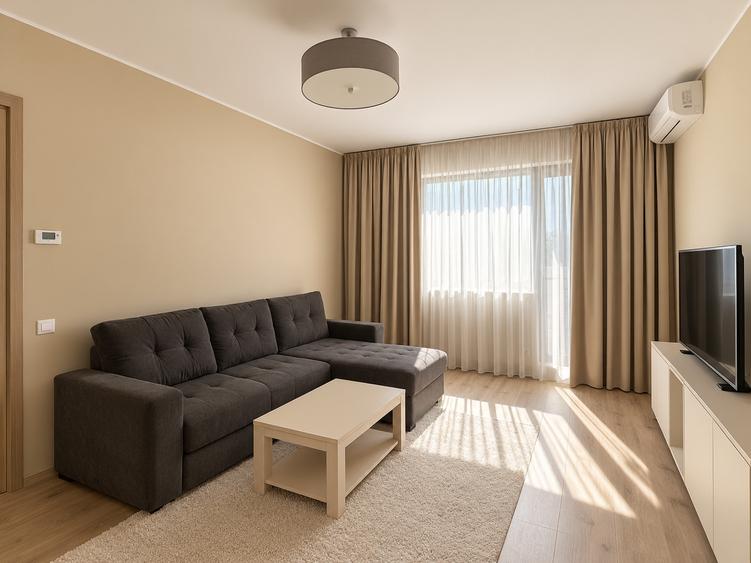 Apartament cu 2 camere semidecomandat în Băneasa