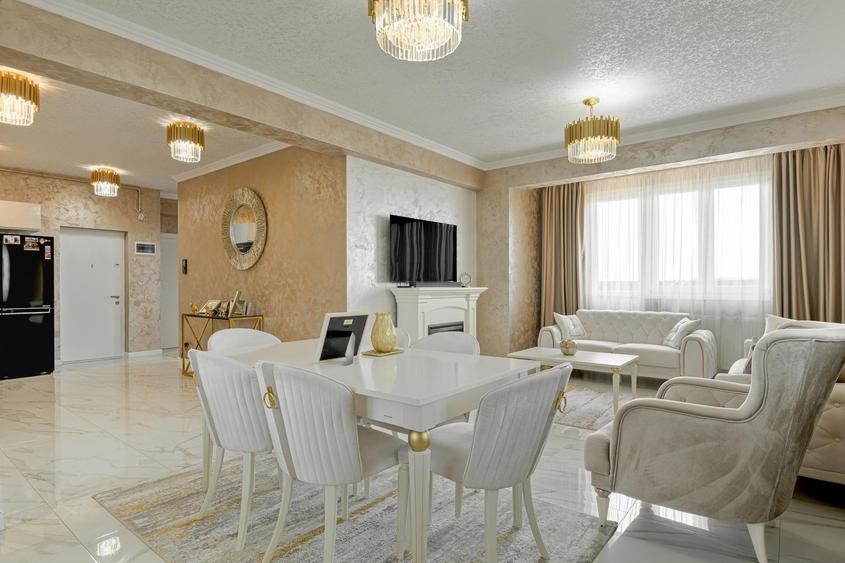 Penthouse cu 3 camere, mobilat în Central