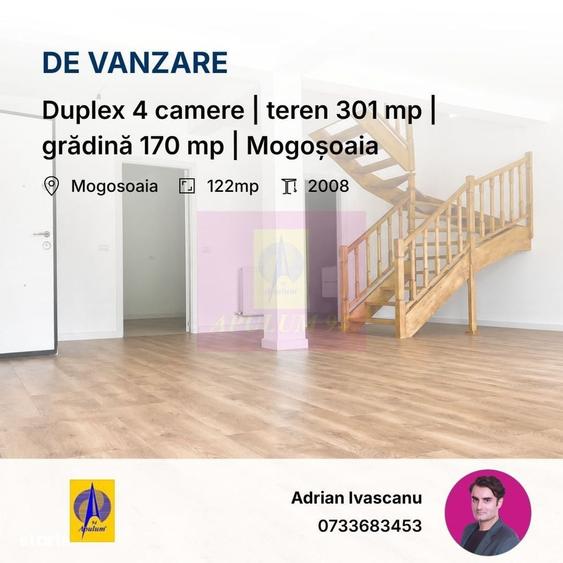 Casă cu 4 camere în Mogoșoaia