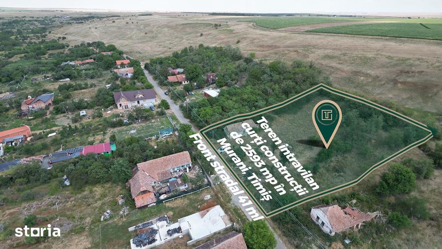 Teren de 2593 mp, în Pișchia