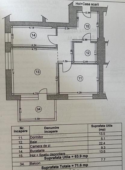 Apartament cu 2 camere decomandat, mobilat în Boreal