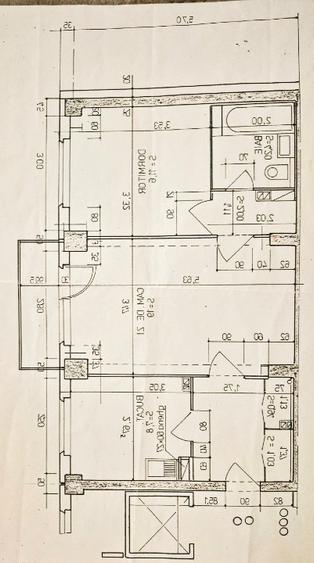 Apartament cu 2 camere semidecomandat în Banu Manta